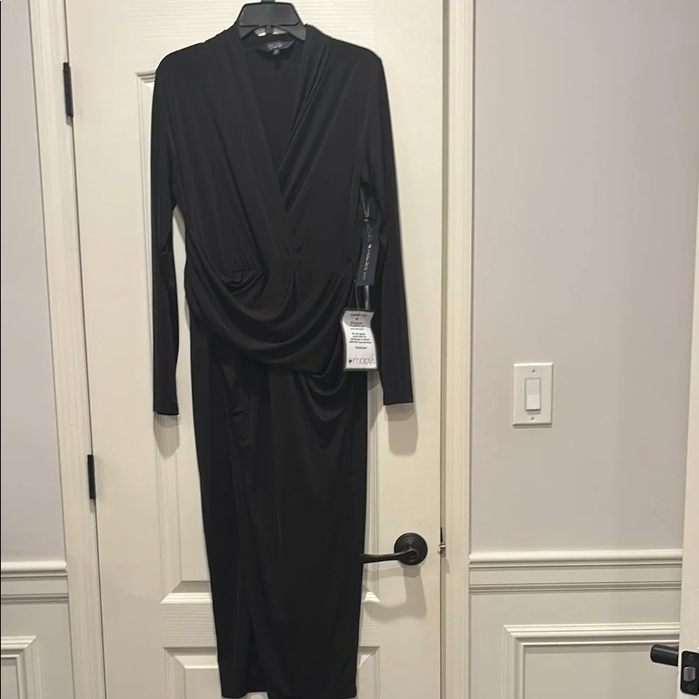 RACHEL Rachel Roy Black Long Sleeve Dress - Picture 1 of 5